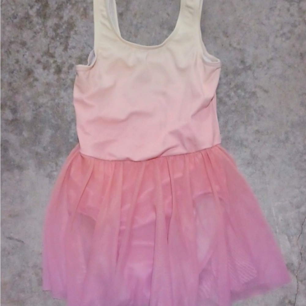 Weissman leotard dance dress skirt size MC